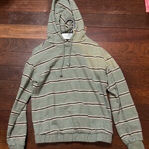 Carve Designs Sage Striped Pullover